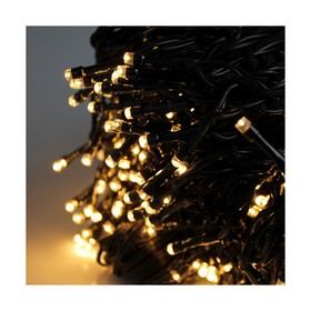 LED žibintai užuolaidoms Šilta šviesa Šiltai balta 2 m Juoda