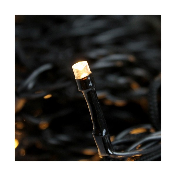LED Curtain Lights Warm light Soft green 2 m Black