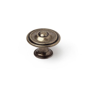 Ovinuppi Rei Metalli Käytetty Ø 35 x 26 mm Pyöreä Vanhahtava viimeistely 4 Kappaletta