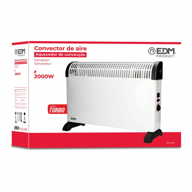 Elektrische convectieverwarming EDM 07134 07134 Balts 2000 W