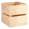 Storage Box Gift Decor Natural Pinewood Pine