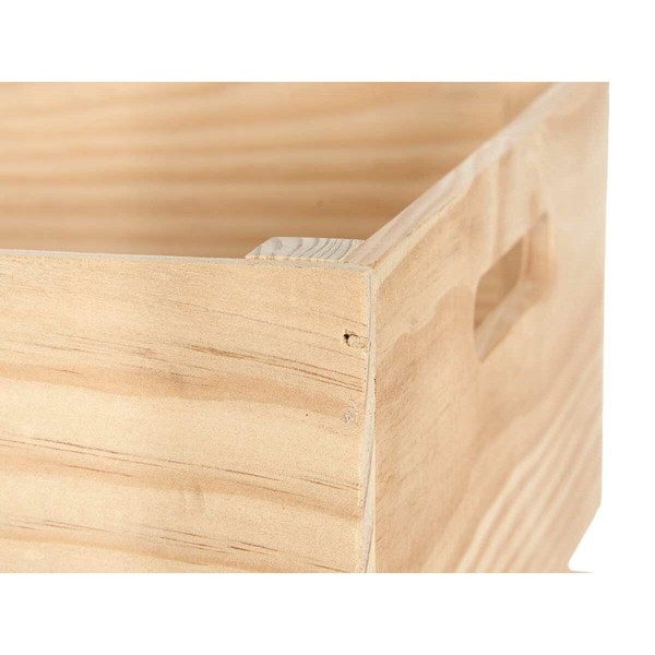 Storage Box Gift Decor Natural Pinewood Pine
