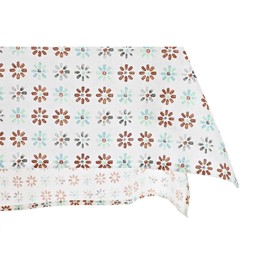 Staltiesė ir servetėlės DKD Home Decor 9 Dalys 2 vnt. 150 x 250 x 0,5 cm Pilka Dangaus mėlynumo