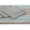 Staltiesė ir servetėlės DKD Home Decor 9 Dalys 2 vnt. 150 x 250 x 0,5 cm Pilka Dangaus mėlynumo