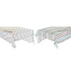 Staltiesė ir servetėlės DKD Home Decor 9 Dalys 2 vnt. 150 x 250 x 0,5 cm Pilka Dangaus mėlynumo