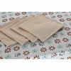 Staltiesė ir servetėlės DKD Home Decor 9 Dalys 2 vnt. 150 x 250 x 0,5 cm Pilka Dangaus mėlynumo