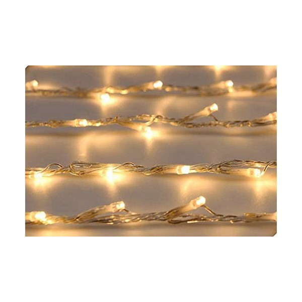 LED Curtain Lights H&S 2,7 W Warm light Soft green 5 m 2 x 1 m 1 x 2 m Yellow