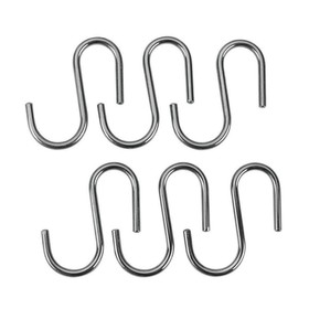 Ripustuskoukku Metaltex Lonardo Kromattu Metalli 6,5 cm 6 Kappaletta
