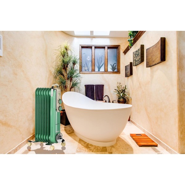 Oil-filled Radiator (7 chamber) Ariete 837/04 Green 1500 W
