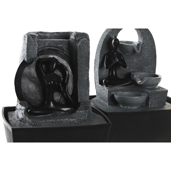 Fontanas DKD Home Decor 20 x 15 x 24 cm Derva Indas (2 vnt.)
