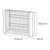 Elektrisks Moskītu Atbaidītājs EDM 06520 Melns 6 W RMS x 2 12 W 31,6 x 10 x 26,3 cm