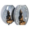 Dekoratīvās figūriņas DKD Home Decor 25 x 6,7 x 25,6 cm Bēšs Zils Buda Austrumniecisks (2 gb.)