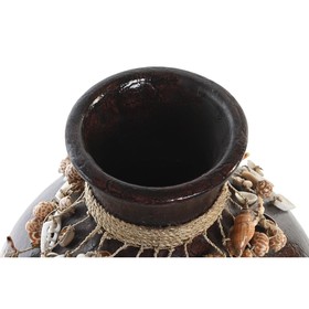 Maljakko DKD Home Decor Monivärinen Bambu Shells 30 x 30 x 32 cm (2 osaa)
