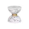 Mazs galdiņš DKD Home Decor Balts Dzelzs 33 x 33 x 35 cm