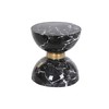 Mazs galdiņš DKD Home Decor 33 x 33 x 35 cm Melns Dzelzs
