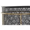 stādītāju komplekts DKD Home Decor Melns Bronza Metāls Loft 36 x 36 x 58 cm