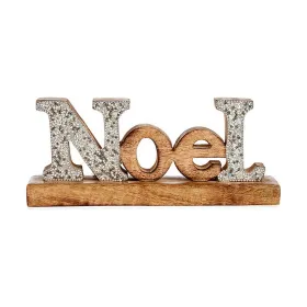 Koristehahmo Krist+ Noel Hopeinen Glitter 6,5 x 10 x 25 cm