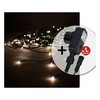 LED-verhovalot EDM 71481 Easy-Connect 1,8 W Lämmin valo Lämmin valkoinen 2 x 1 m Valkoinen Ohjelmoitava