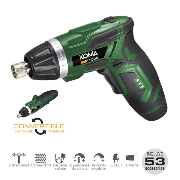 Electric screwdriver Koma Tools 3,6 V Reversible