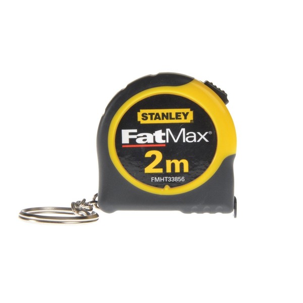 Tape Measure Stanley FatMax ABS 2 m x 13 mm Keychain Mini