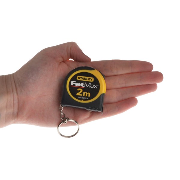 Tape Measure Stanley FatMax ABS 2 m x 13 mm Keychain Mini