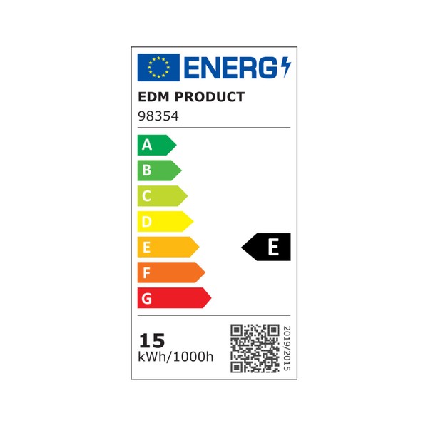 LED lemputė EDM 98354 E 120 W 165 W 17 W E27 1800 Lm 1900 Lm Ø 6,5 x 12,5 cm (4000 K)