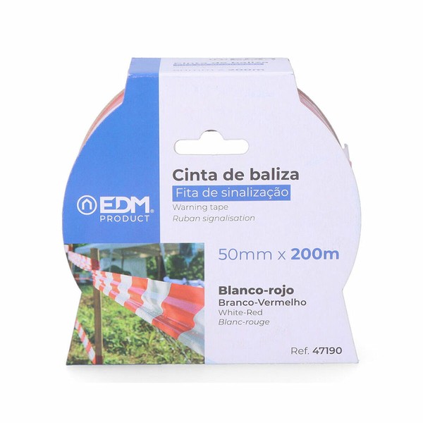 Warning tape EDM 47190 PVC 50 mm x 200 m