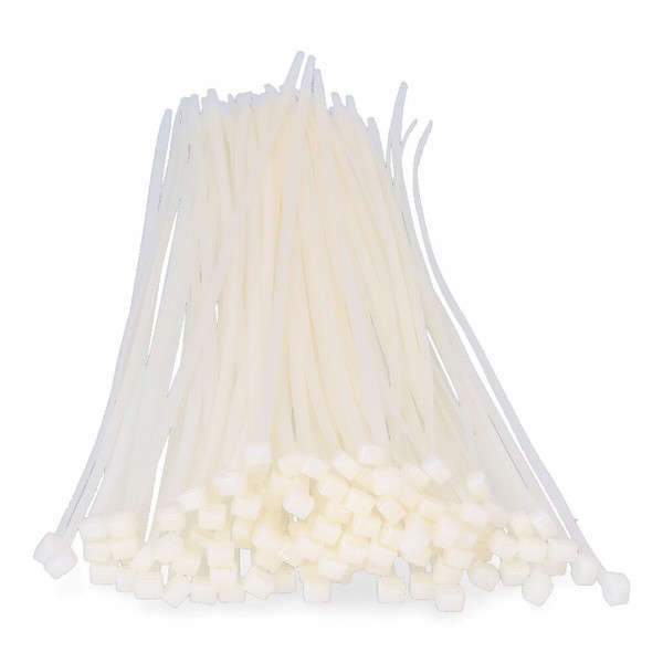 Nylon nippusiteet EDM 48300 Valkoinen Luonnollinen 380 x 4,8 mm 300 x 4,8 mm (100 osaa)
