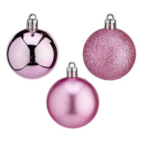 Christmas Bauble Krist+ Pink Plastic Ø 5 cm