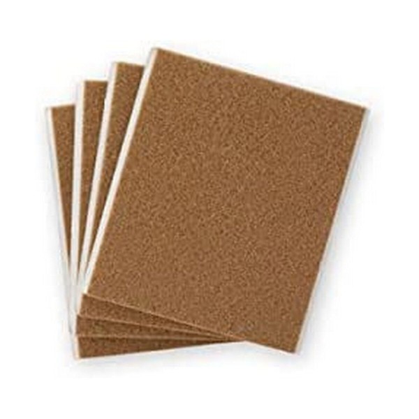Felt Inofix Brown Synthetic 100 x 85 mm Adhesive