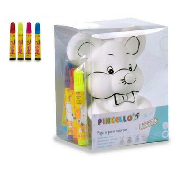 Kопилка Pincello Керамика 10 x 13 x 8,5 cm 8 x 12,5 x 9,5 cm 10 x 12,7 x 8 cm (12 штук)