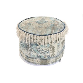 Подушка DKD Home Decor почвы Бежевый Синий Коричневый 40 x 40 x 40 cm Араб бахрома