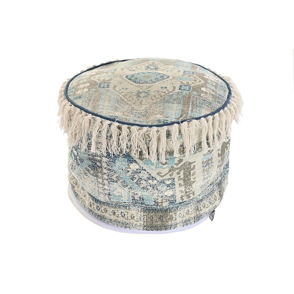 Подушка DKD Home Decor почвы Бежевый Синий Коричневый 40 x 40 x 40 cm Араб бахрома