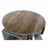 Pöytä DKD Home Decor Sininen Ruskea Vihreä Rauta Mangopuu 116 x 72 x 110 cm