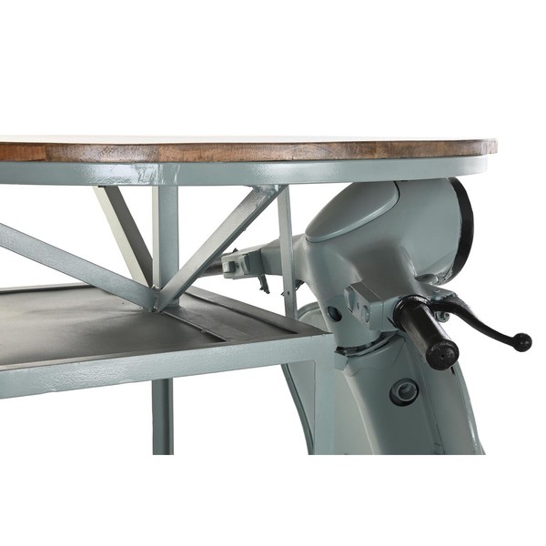 Stalas DKD Home Decor Mėlyna Ruda Žalia Geležis Mango mediena 116 x 72 x 110 cm