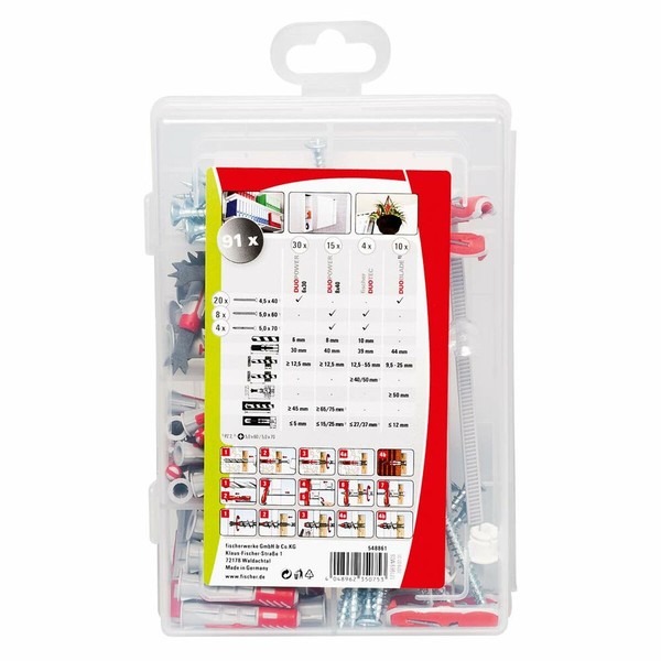 Wall plugs and screws Fischer