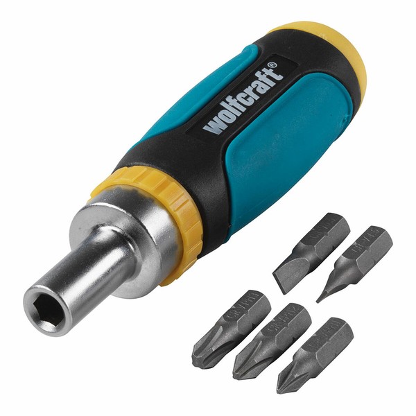 Bit set with screwdriver Wolfcraft 1237000