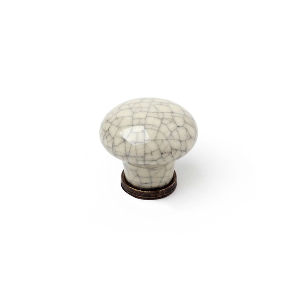 Ovinuppi Rei 818 Valkoinen Metalli Käytetty Ø 30 x 27 mm (2 osaa)