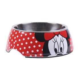 Koiran ruoka-annostelija Minnie Mouse Melamiini 410 ml Monivärinen