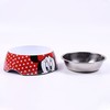 Dog Feeder Minnie Mouse Melamin 410 ml Multicolour