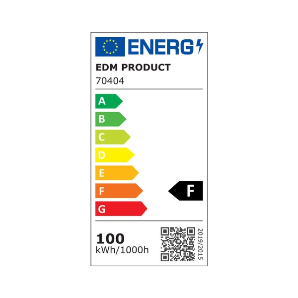 Užtvindanti šviesa / projektoriaus šviesa EDM 70404 Black Series Juoda F 100 W (6400 K)