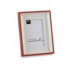 Photo frame Gift Decor White Red Crystal Plastic (6 Units)
