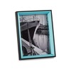 Photo frame Gift Decor Blue Black Crystal MDF Wood (6 Units)