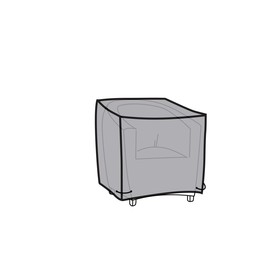 Чехол на стул DKD Home Decor черный темно-серый 100 x 100 x 80 см