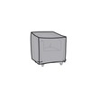 Чехол на стул DKD Home Decor черный темно-серый 100 x 100 x 80 см