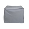 Чехол на стул DKD Home Decor черный темно-серый 100 x 100 x 80 см