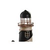 Table clock DKD Home Decor Black Red Headlight Vintage (2 Units)