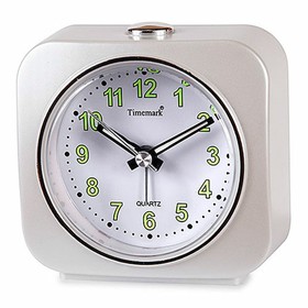 Modinātājpulkstenis Timemark Balts 9 x 9 x 4 cm