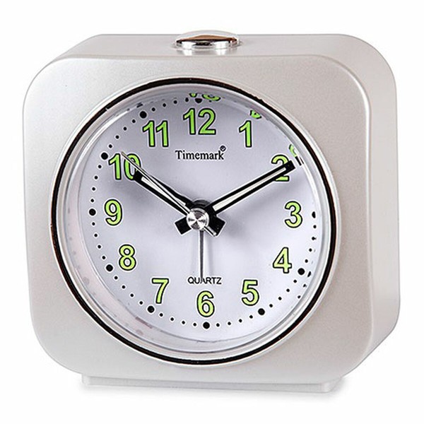 Часы-будильник Timemark Белый 9 x 9 x 4 cm