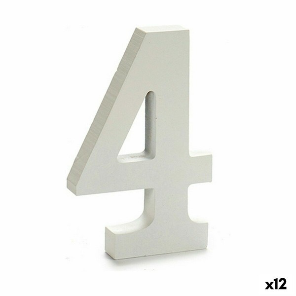 Numerot Pincello 4 Valkoinen 1,8 x 21 x 17 cm (12 osaa)